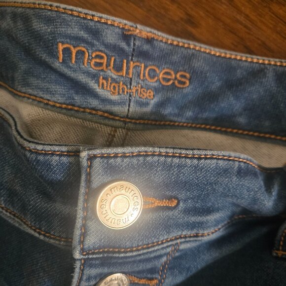 Maurices medium wash high rise skinny jeans size 18w - Picture 5 of 6